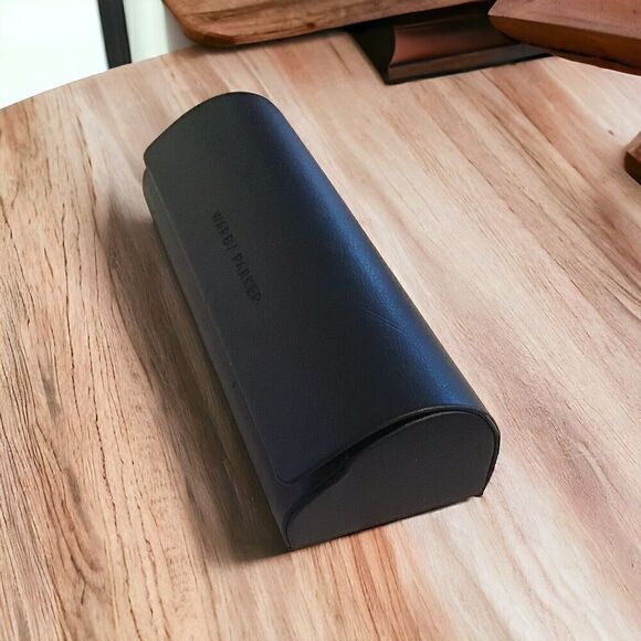 Warby Parker Navy Blue Clamshell Eyeglasses Glasses Hard Case - Picture 7 of 7